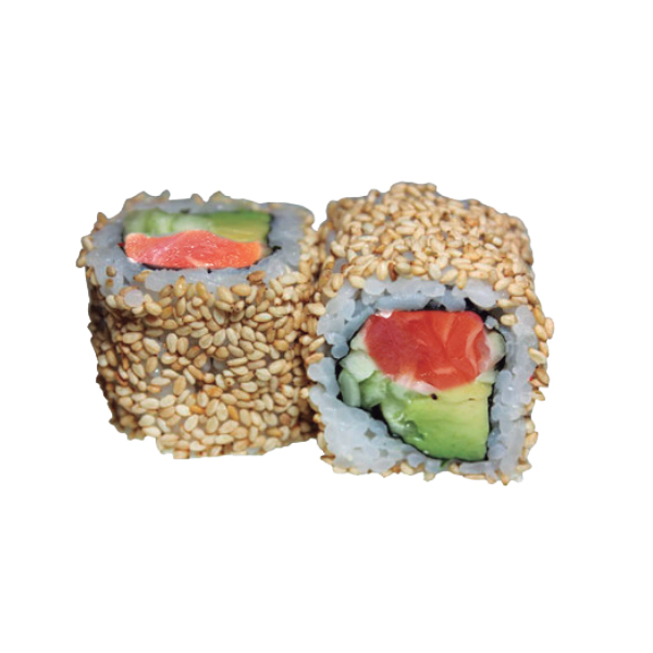 Sésamo salmón roll